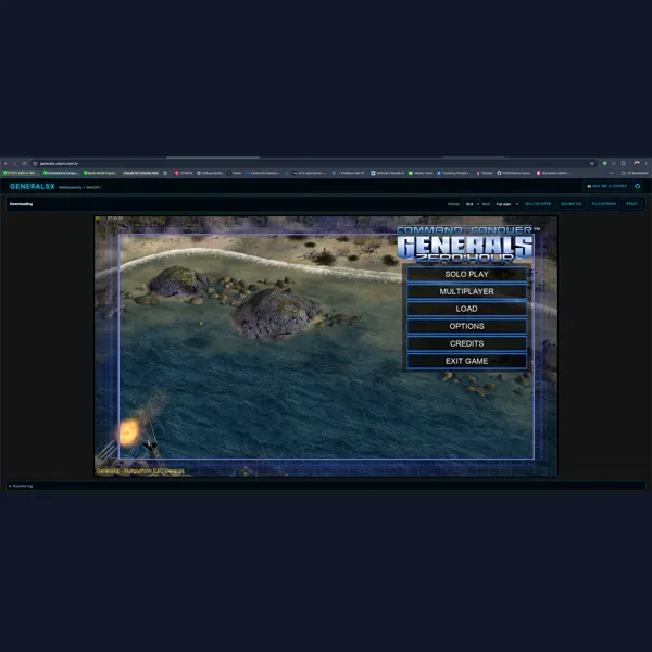Command & Conquer Generals in Browser