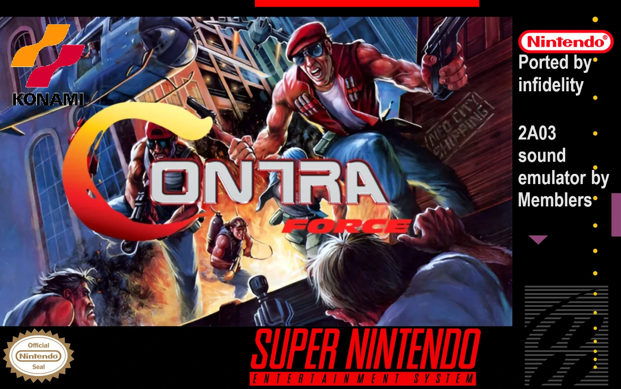 Contra Force SNES Port