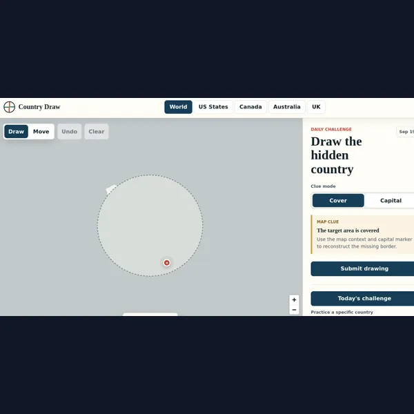 Country Draw in Browser