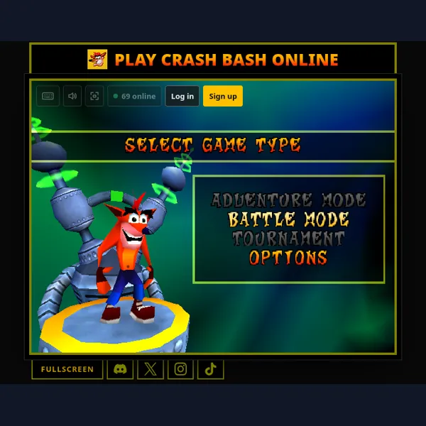 Crash Bash in Browser