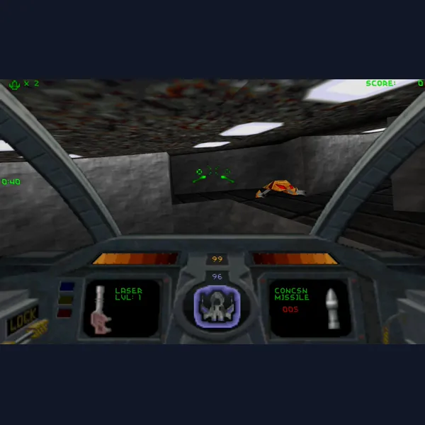 Descent Descent II – DXX-Rebirth in Browser