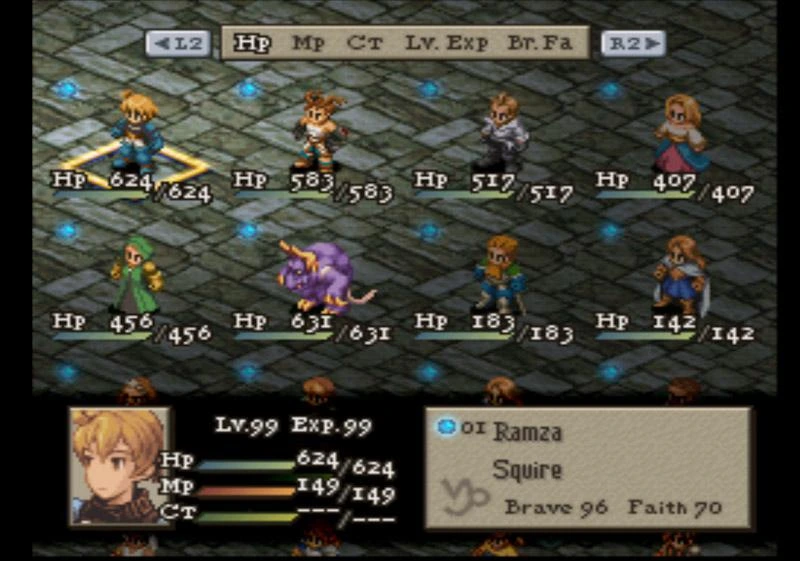Final Fantasy Tactics the Lion War of the Lions Mod