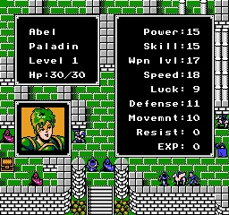 Fire Emblem: Shadow Dragon and the Blade of Light - Nintendo Entertainment System