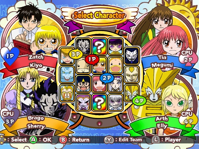 Konjiki No Gash Bell!! Go! Go! Mamono Fight!! - Nintendo GameCube