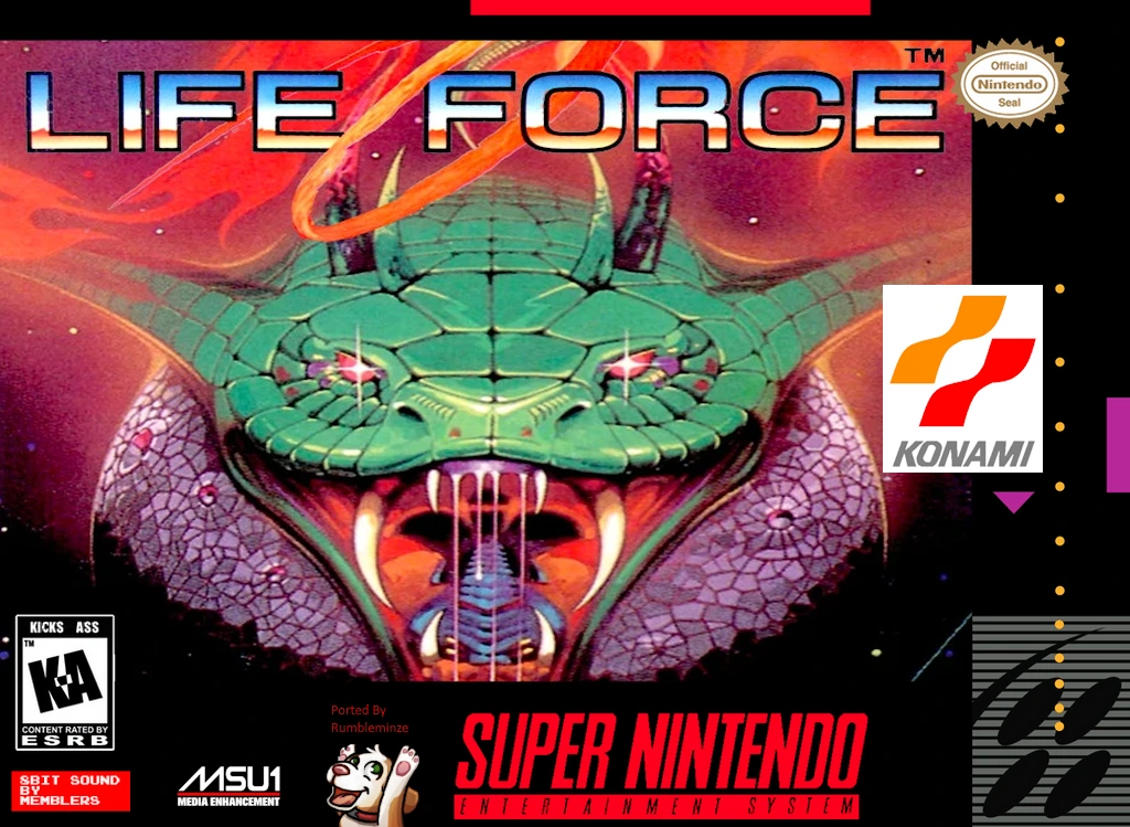 Life Force Salamander SNES Port