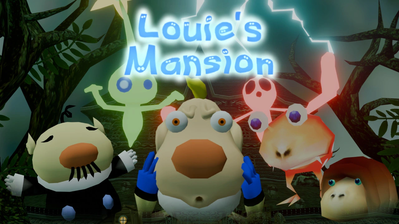 Luigi's Mansion - Louie' Mansion Pikmin Overhaul Mod