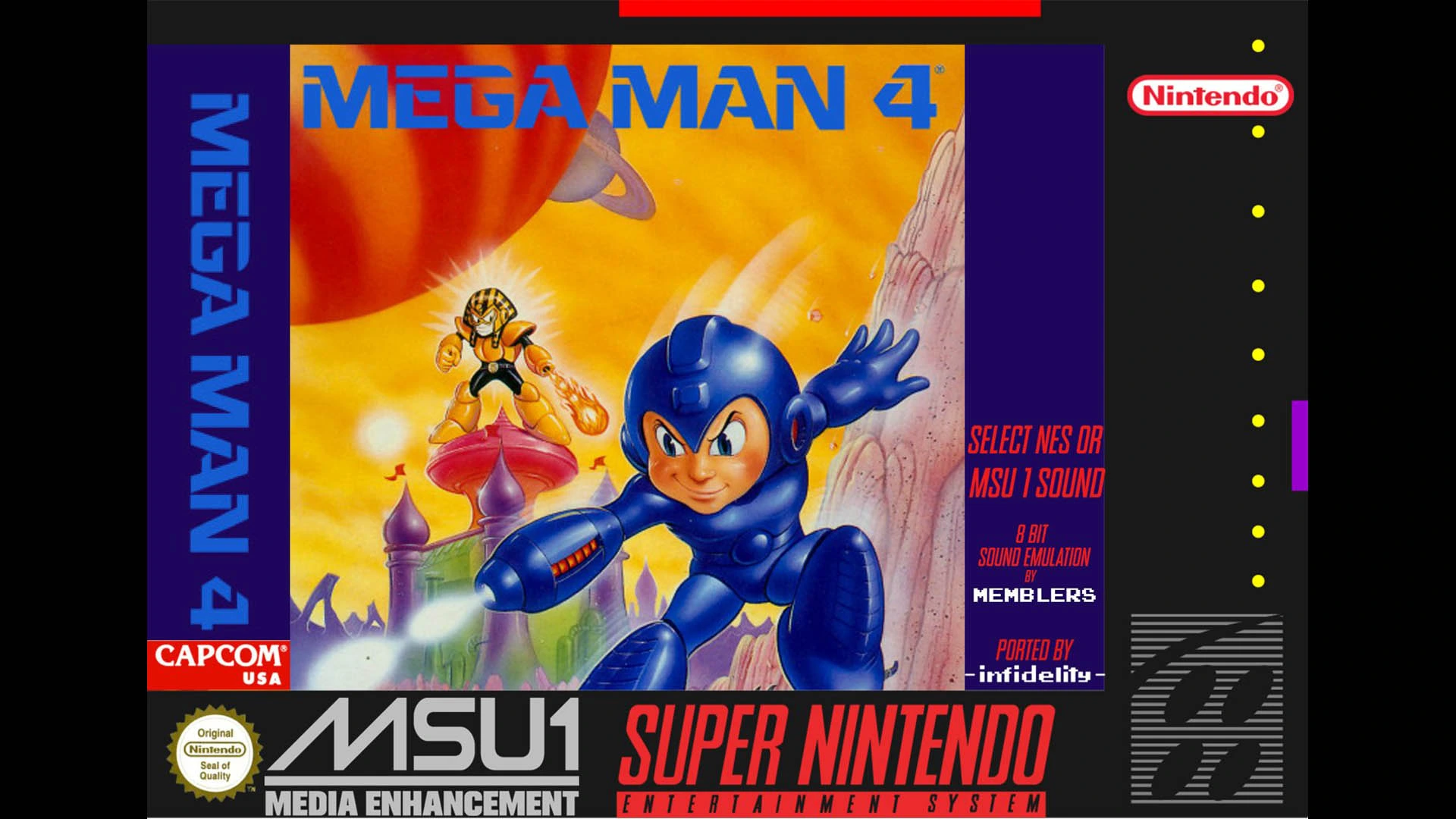 Mega Man 4 SNES Port
