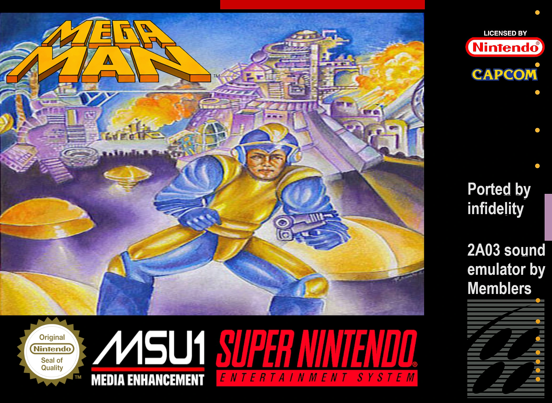 Mega Man SNES Port