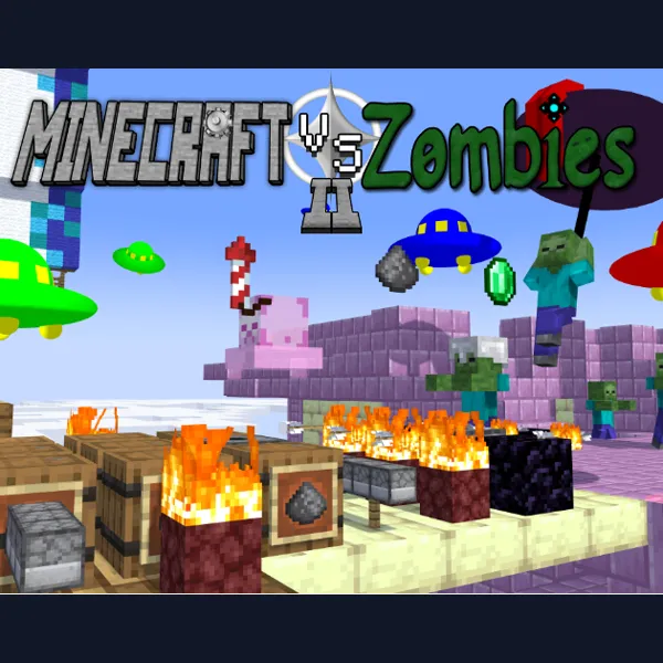 Minecraft vs Zombies 2