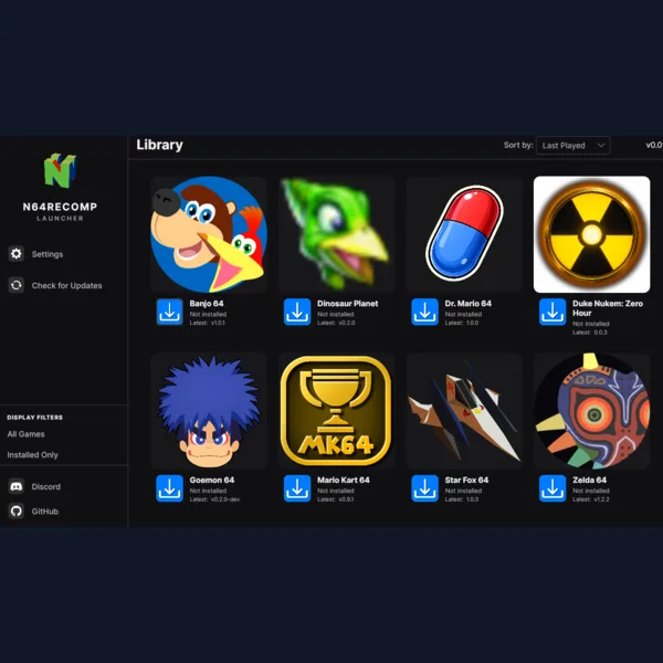N64RecompLauncher