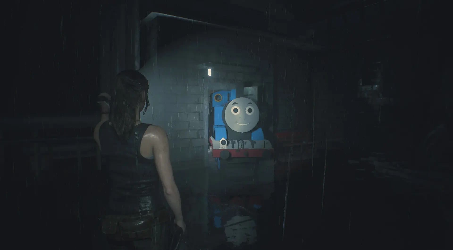 Resident Evil 2 - Thomas the Tank Engine Mod