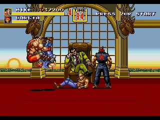 Streets of Rage 2 - Final Fight Crossover