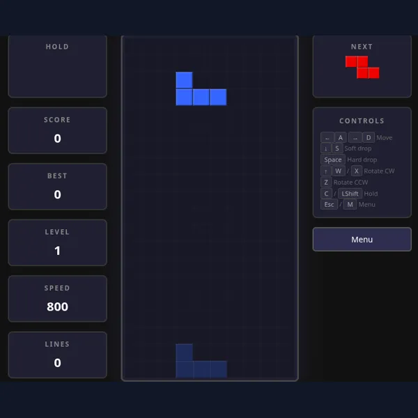 Tetris in Browser