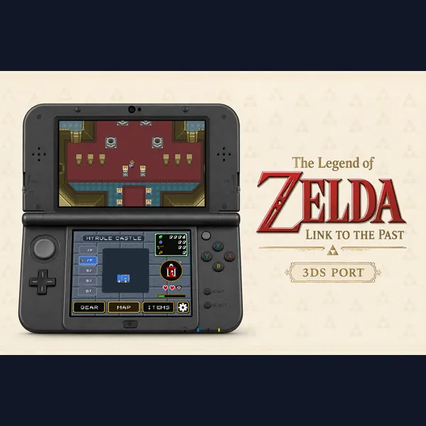 The Legend of Zelda a Link to the Past Dual Screen Nintendo 3DS Port