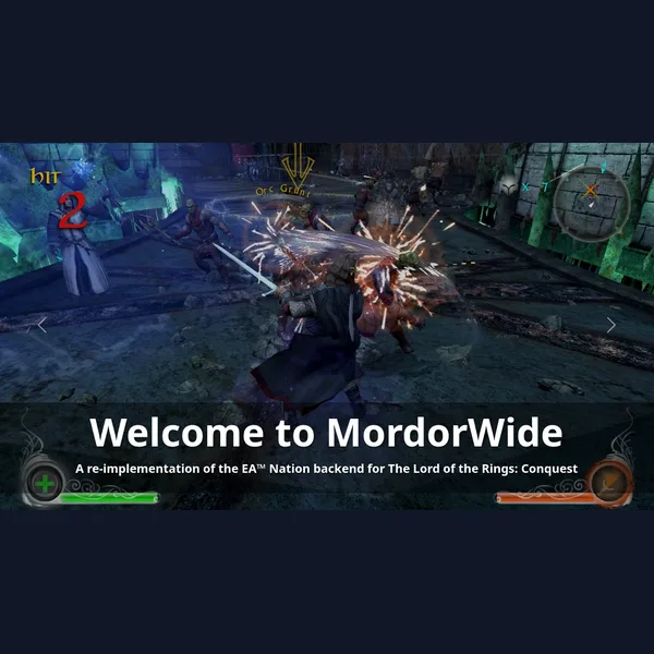The Lord of the Rings Conquest - MordorWide Online Servers