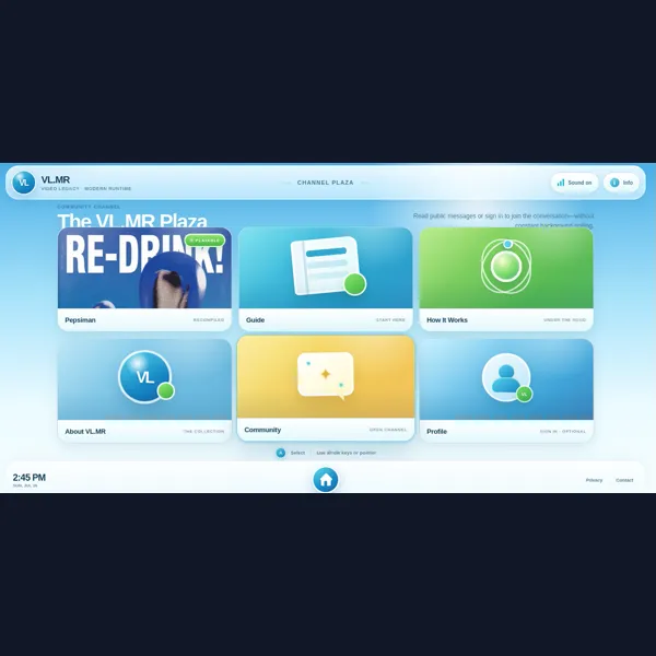 VL.MR - Hub for Browser Based Recompilation Projects